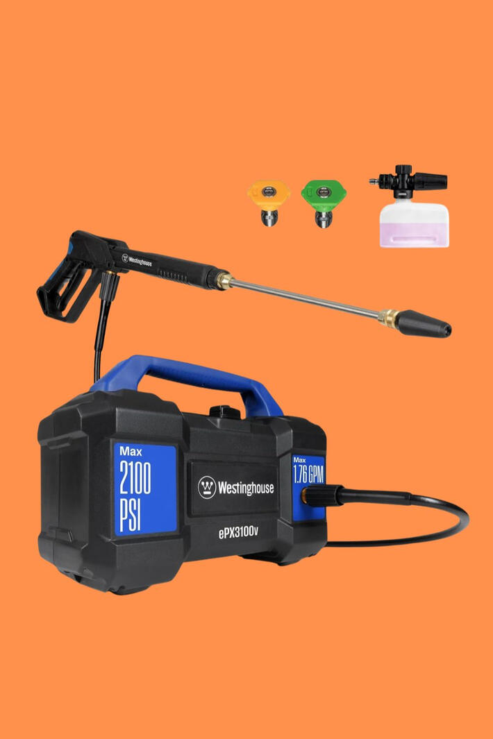 If your driveway, fence, patio, car, or siding is looking tired and dirty the Westinghouse ePX3100v Electric Pressure Washer is the solution that homeowners everywhere are raving about. With 2100 max PSI and a detachable foam cannon for heavy duty cleaning