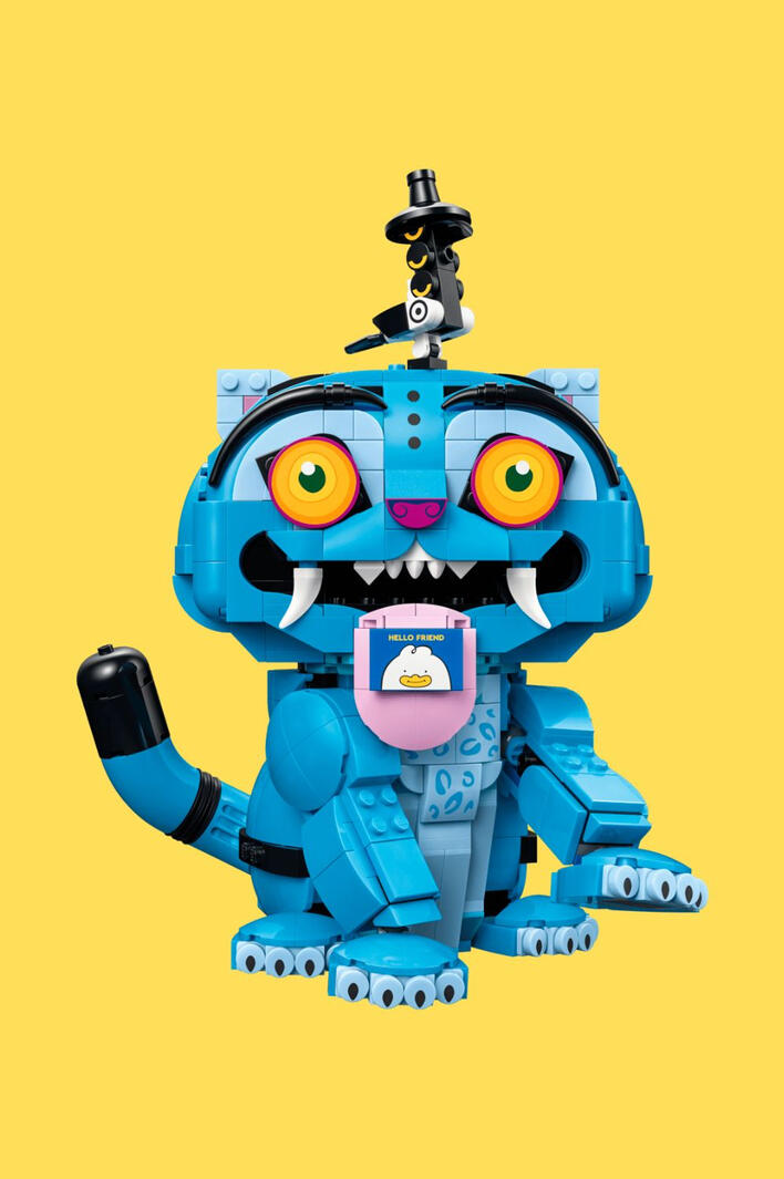 The Derpy Tiger and Sussie Bird LEGO set is 825 pieces of pure fan joy. Two expressions, movable features, love notes, a flowerpot, and Sussie perched right on Derpy's head. Build it. Display it. Love it.