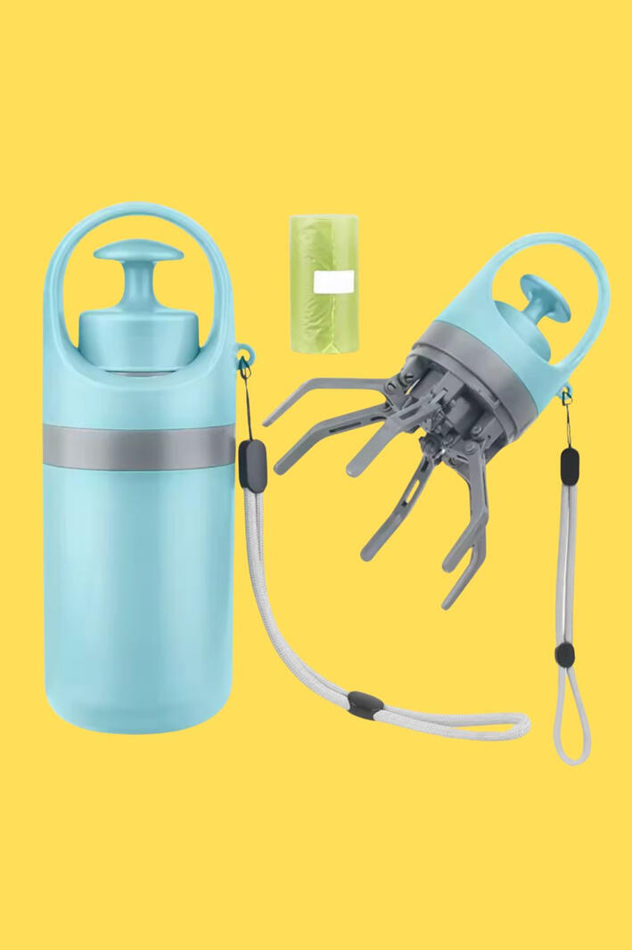 Have you ever been on a walk with your dog and dreaded the cleanup, especially the smell, the mess, or the thought of touching anything, even through a bag? This portable, all-in-one poop scooper is designed to keep your hands completely clean while making