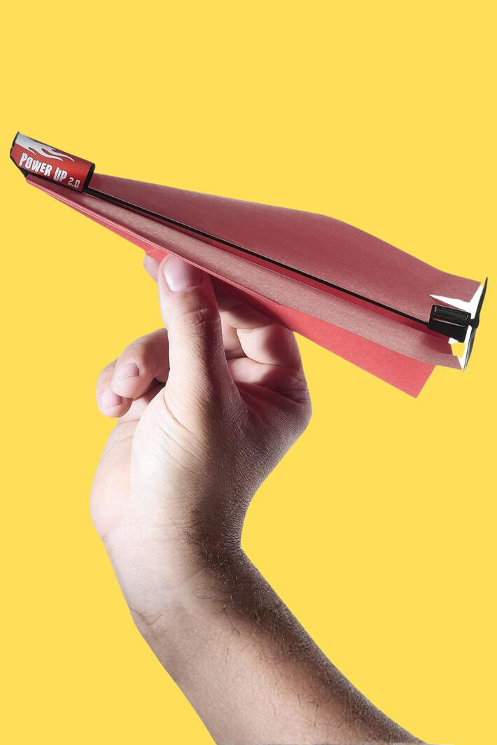 Electric Motor Kit That Turns Paper Airplanes Into Flyers