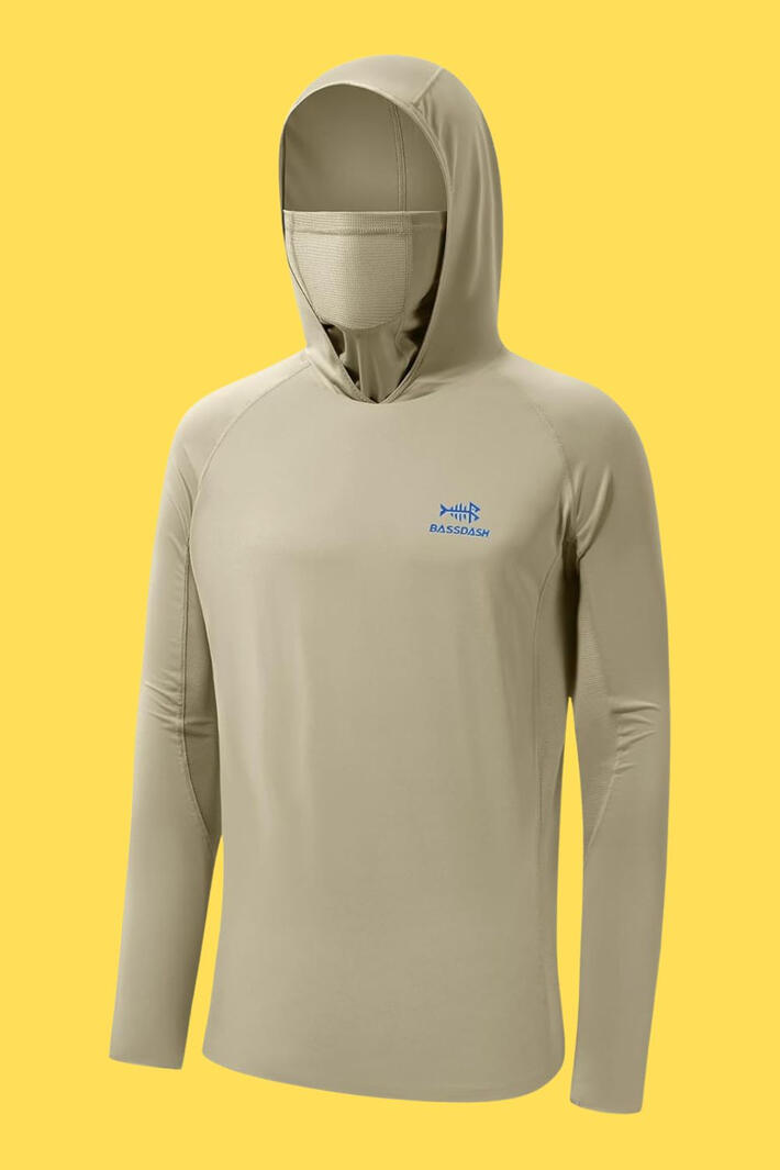 If you spend your days outside, this hoodie was made for you. Whether you're fishing at sunrise, tending the garden, working a job site, or hitting the trails the sun doesn't take a day off, and neither should your protection. The BASSDASH UPF 50+ Hoodie Fishing Shirt is built for people who live and work outdoors fr
