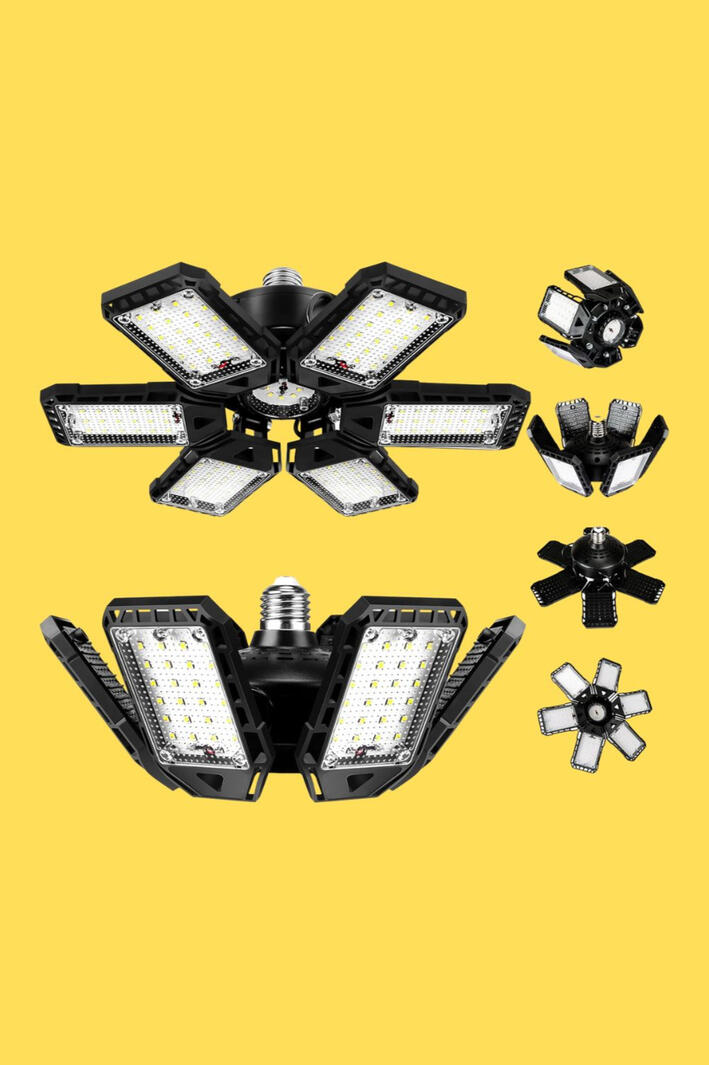 Ultra-Bright Adjustable LED Garage & Shop Lights Have you ever walked into a garage, basement, or workshop and felt like the lighting just wasn’t strong enough to see what you’re doing? These ultra-bright LED garage lights are designed to completely transform dark spaces, delivering up to 18,000 lumens o