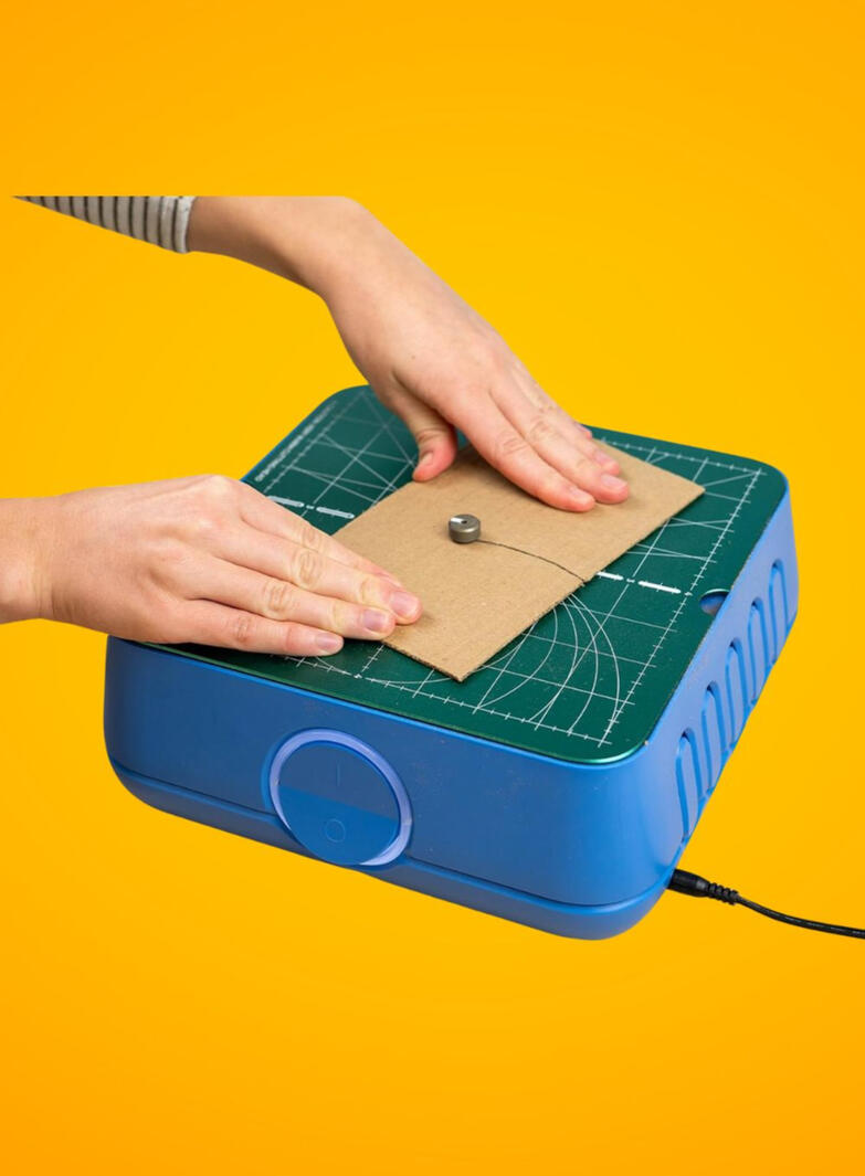A kid-safe power tool designed for cutting cardboard and building creative projects. Fun, hands-on, and great for learning through play. A kid-safe power tool designed for cutting cardboard and building creative projects. Fun, hands-on, and great for learning through play.