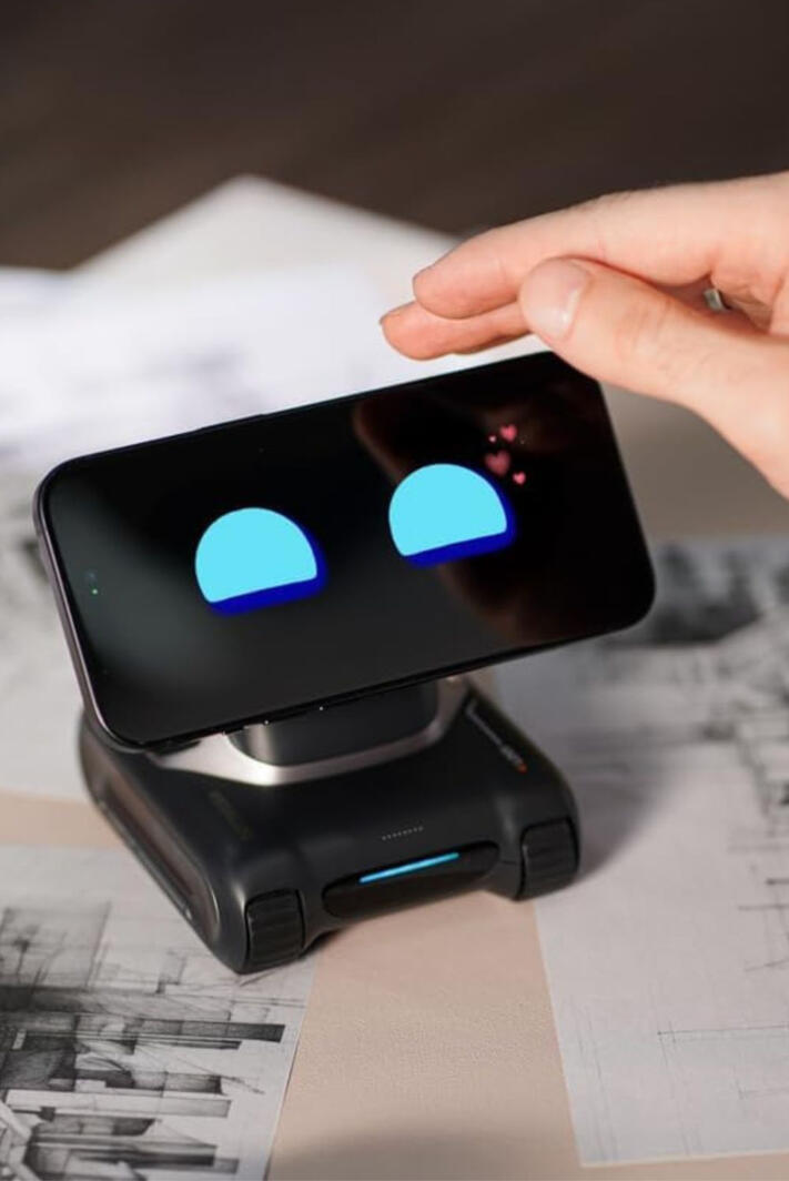 A small AI desktop robot that interacts by voice, responds visually, and adds personality to your workspace.
